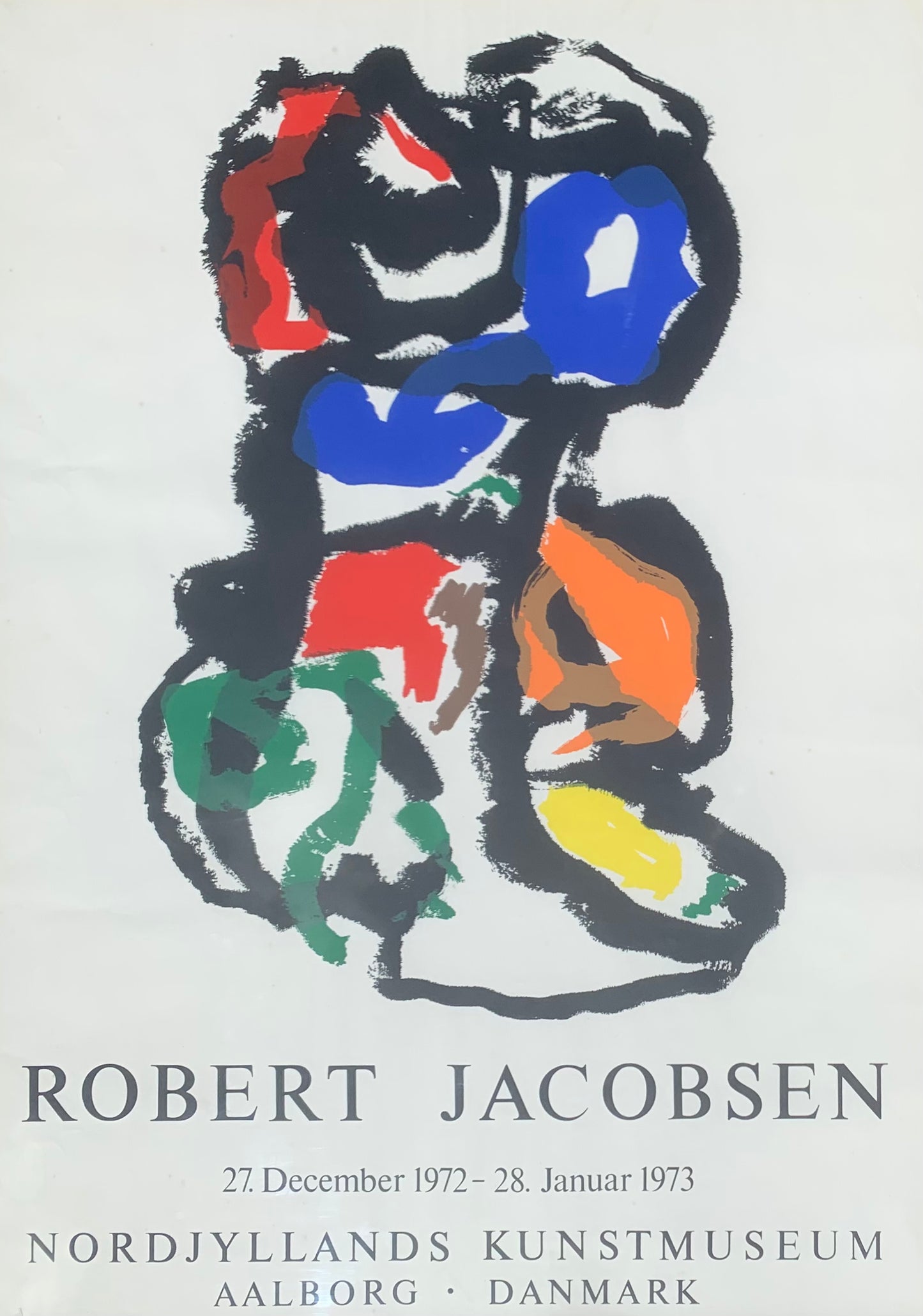 Robert Jacobsen. Exhibition poster, 1973