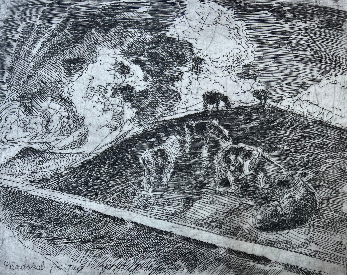 Jens Peter Groth-Jensen. "Landscape from Thy", 1970