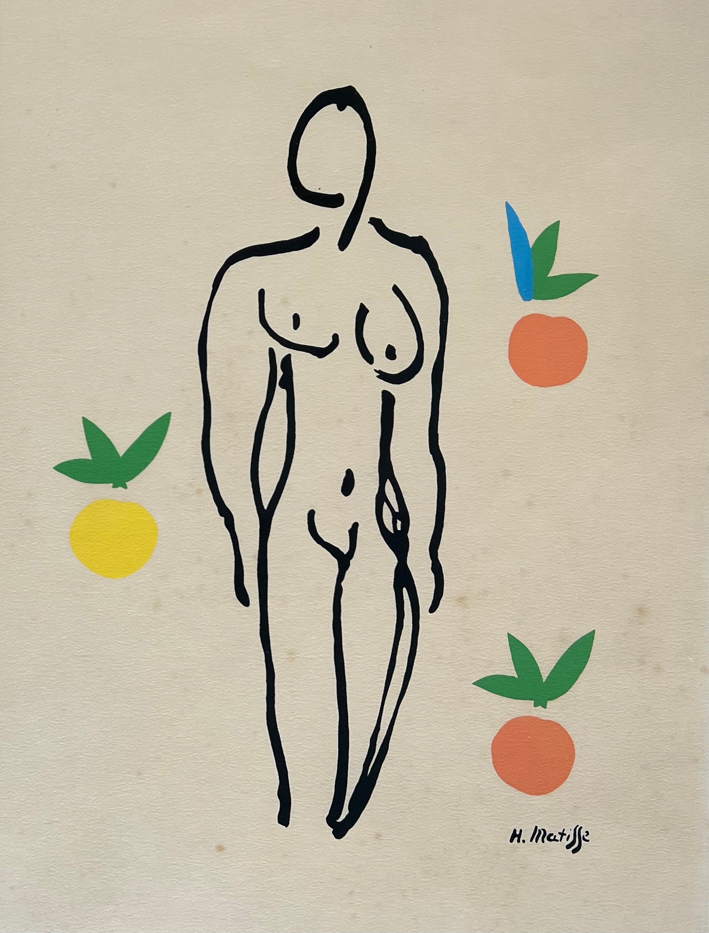 Henri Matisse. Nude with oranges