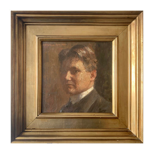 Sophus Jürgensen. The artist's self-portrait, Rome, 1910