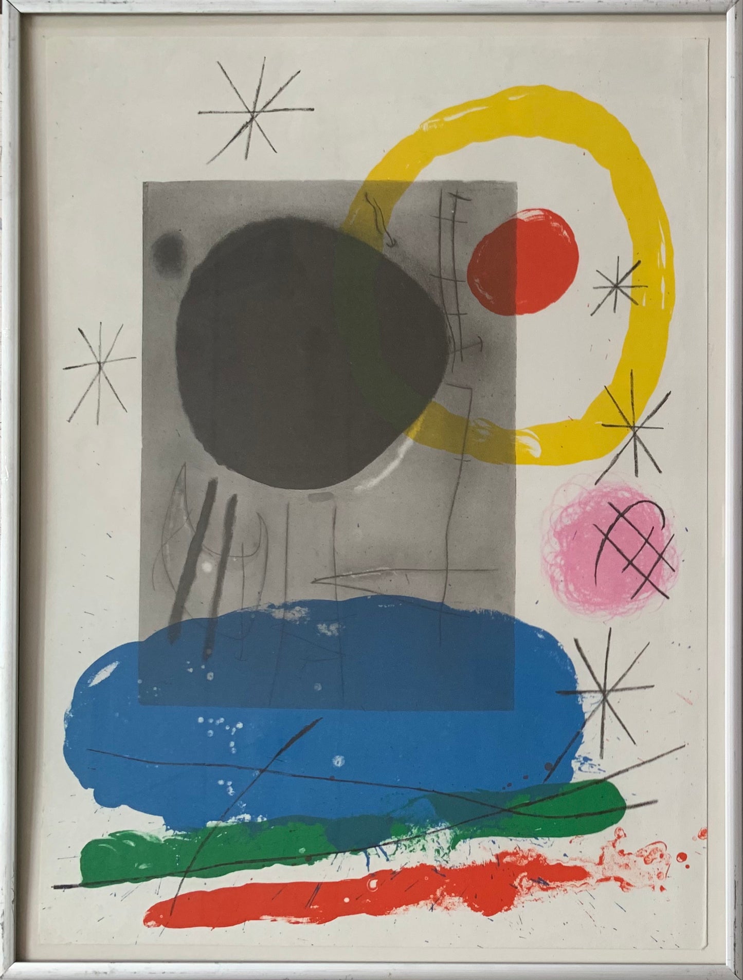 Joan Miro. Composition, lithograph