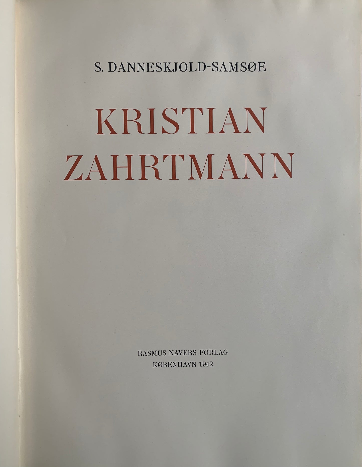 Kristian Zahrtmann 1942