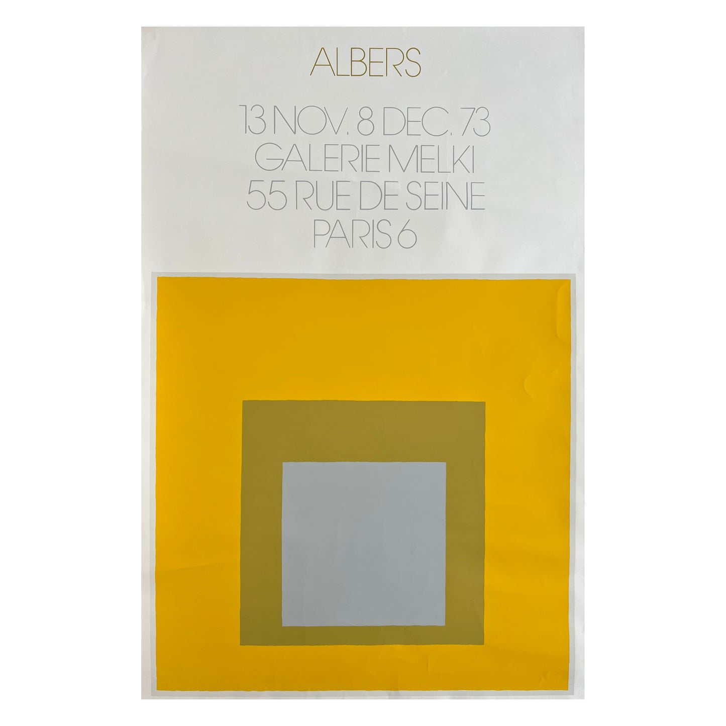 Josef Albers. "Melki Gallery", 1973