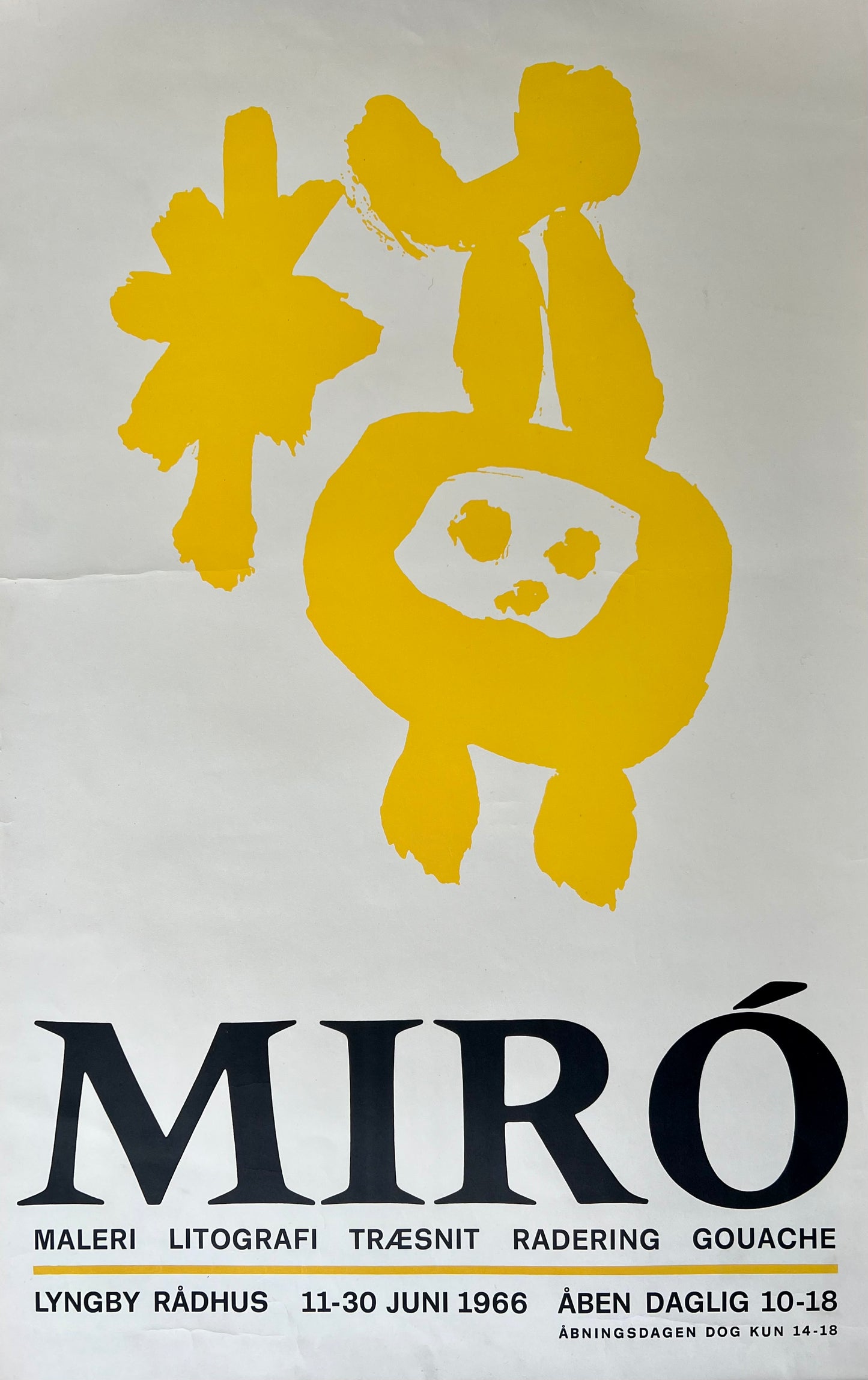 Joan Miro. Exhibition posters, 1966