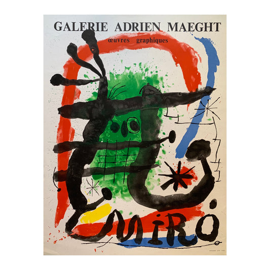 Joan Miro. "Miró - œuvres graphiques", circa 1965