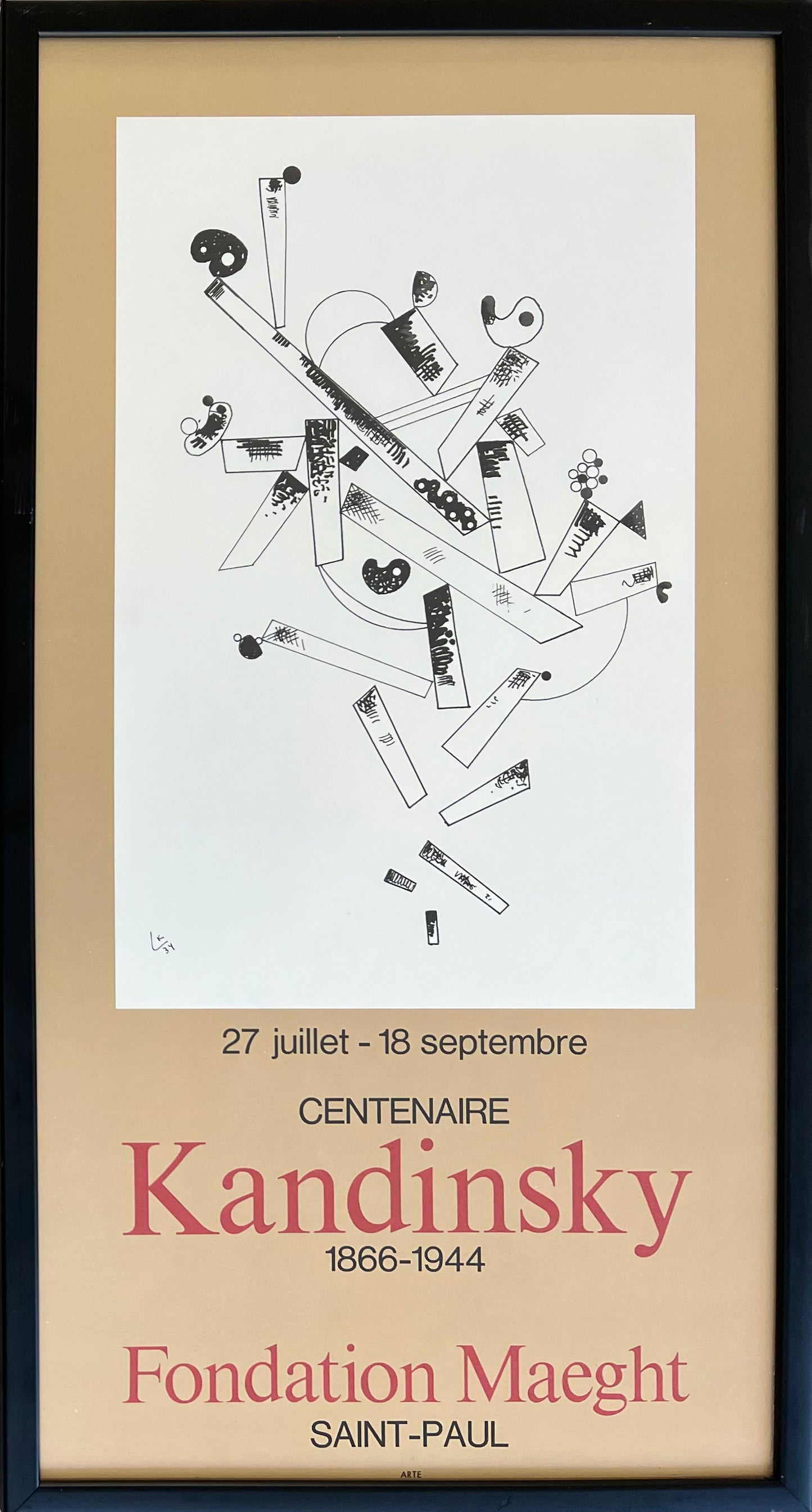 Vasilij Kandinskij. Exhibition poster