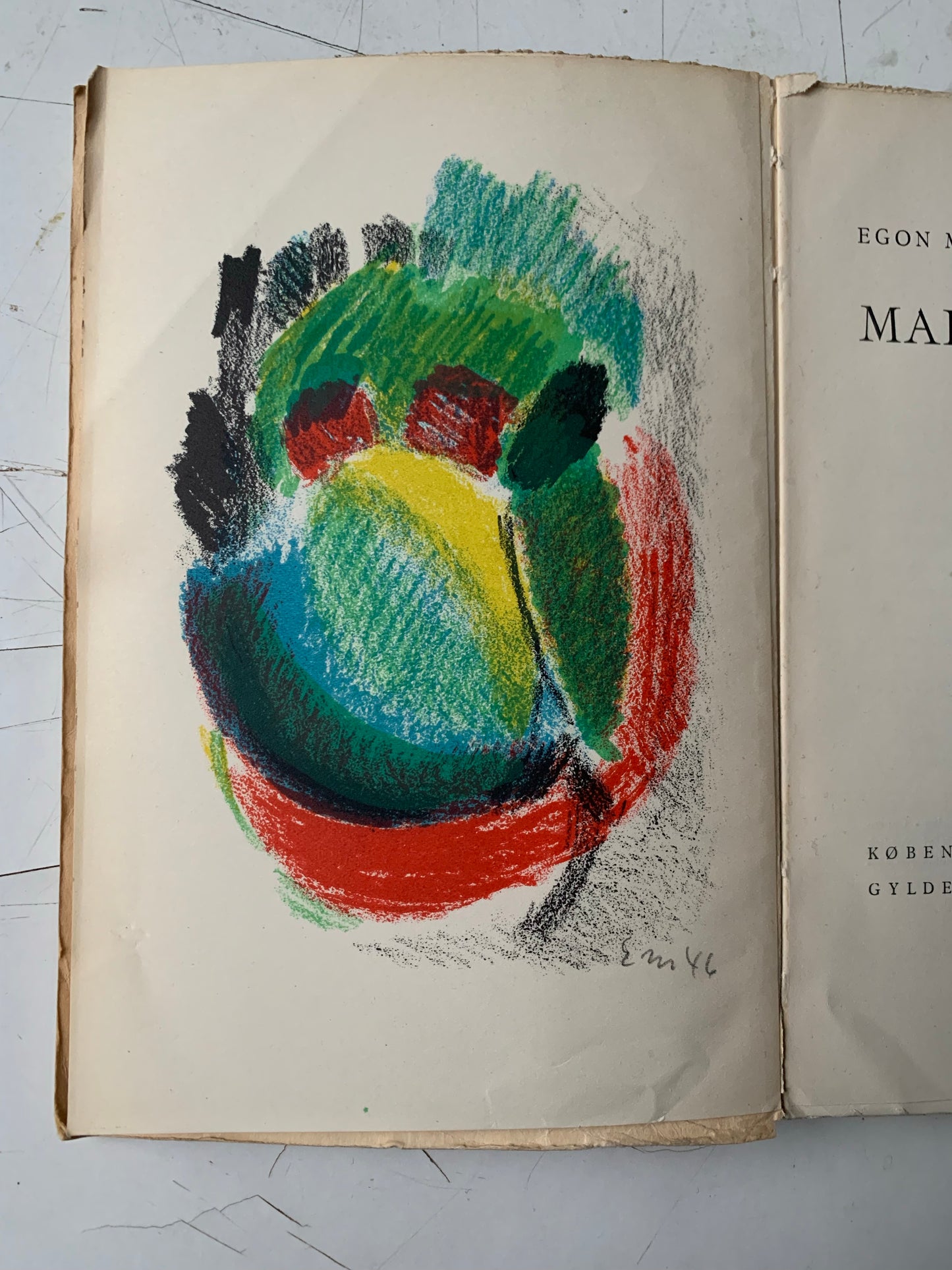 Egon Mathiesen. “Maleriets Vej”, 1946