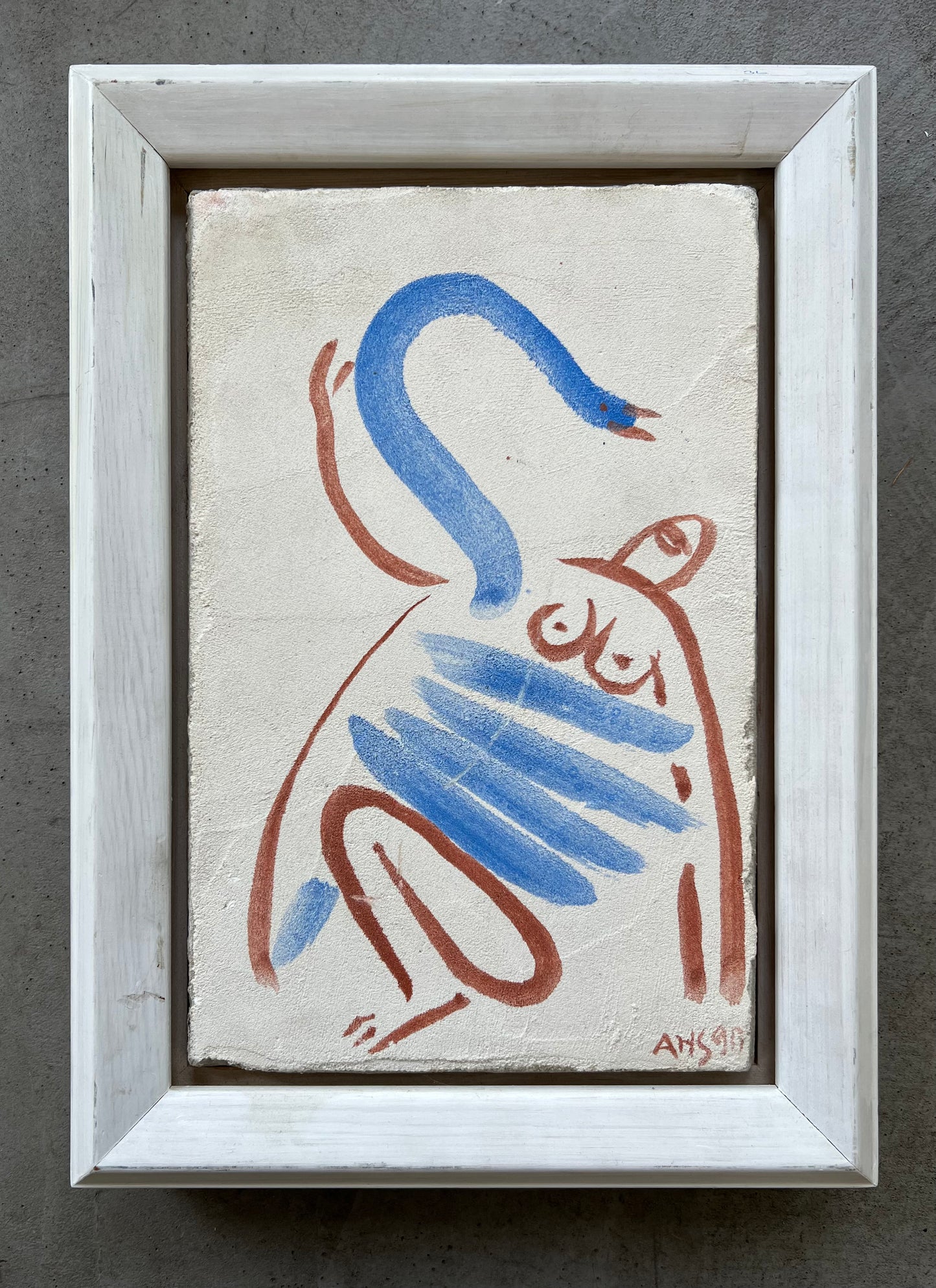 Arne Haugen Sørensen. "Leda and the Swan", 1990