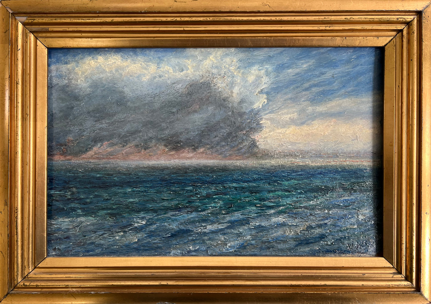 Valdemar Kleis. Clouds over the sea, 1910