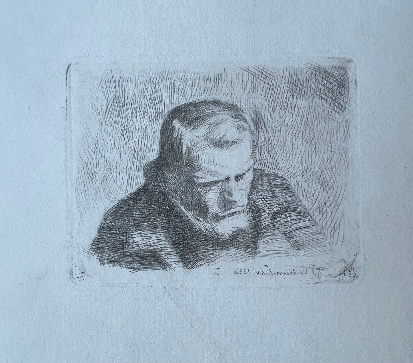 J. F. Willumsen. “Studiehoved”, 1886